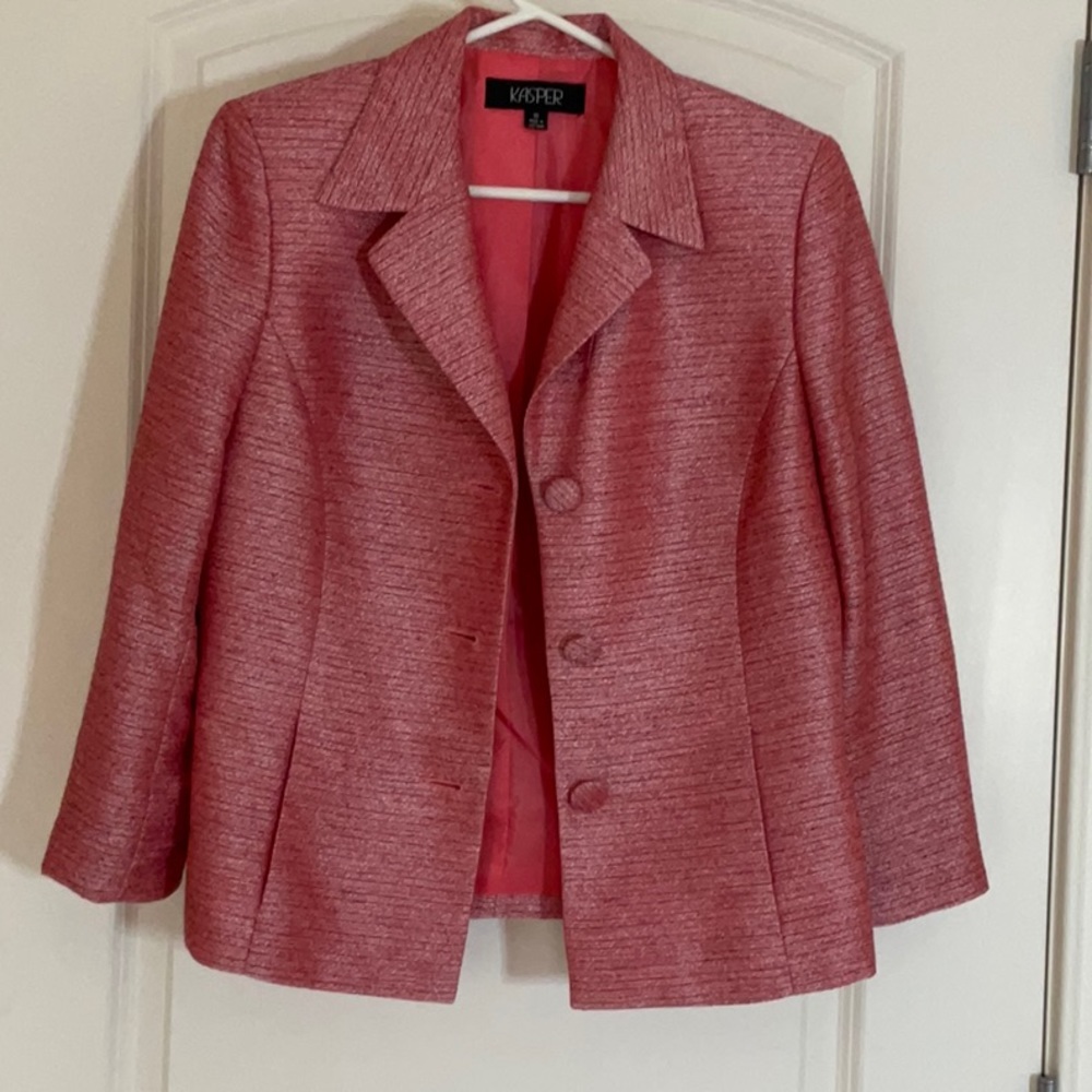 KASPER CLASSIC Coral pink JACKET
